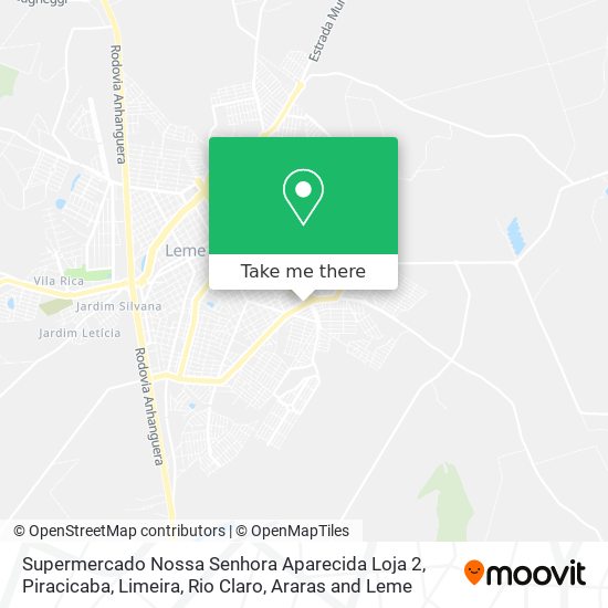 Supermercado Nossa Senhora Aparecida Loja 2 map