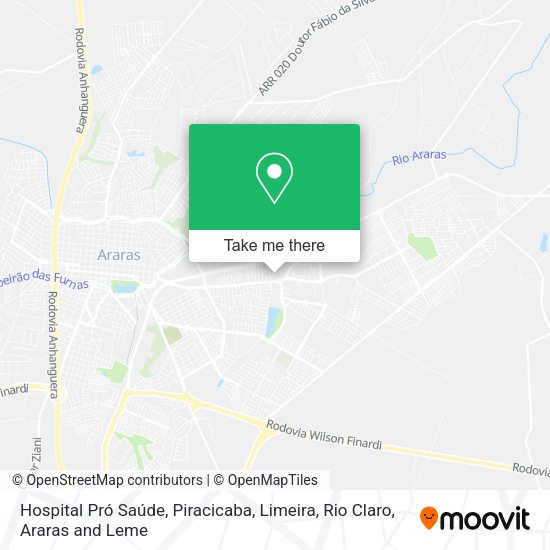 Hospital Pró Saúde map