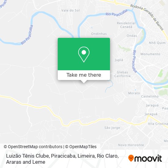 Luizão Tênis Clube map