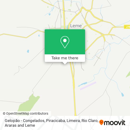 Gelopão - Congelados map