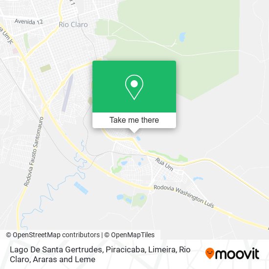 Lago De Santa Gertrudes map