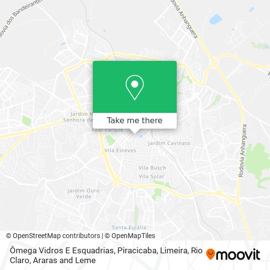 Ômega Vidros E Esquadrias map