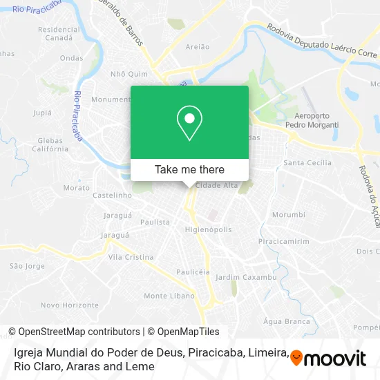 Igreja Mundial do Poder de Deus map