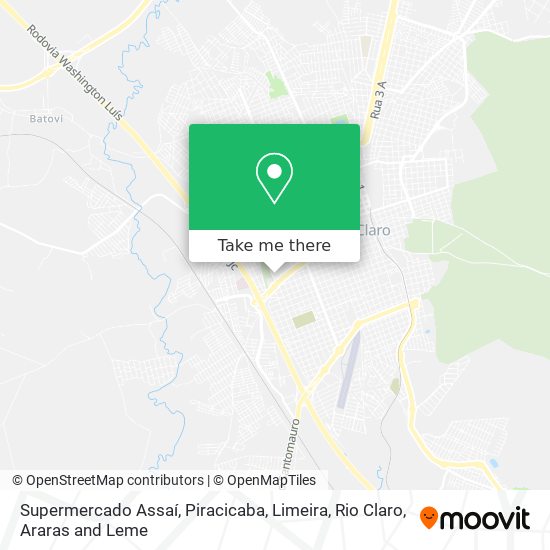 Supermercado Assaí map