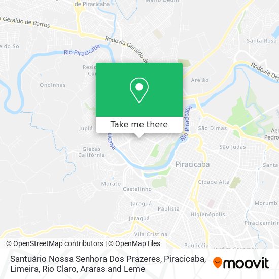 Santuário Nossa Senhora Dos Prazeres map