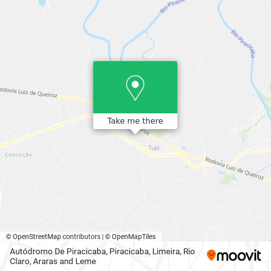 Autódromo De Piracicaba map