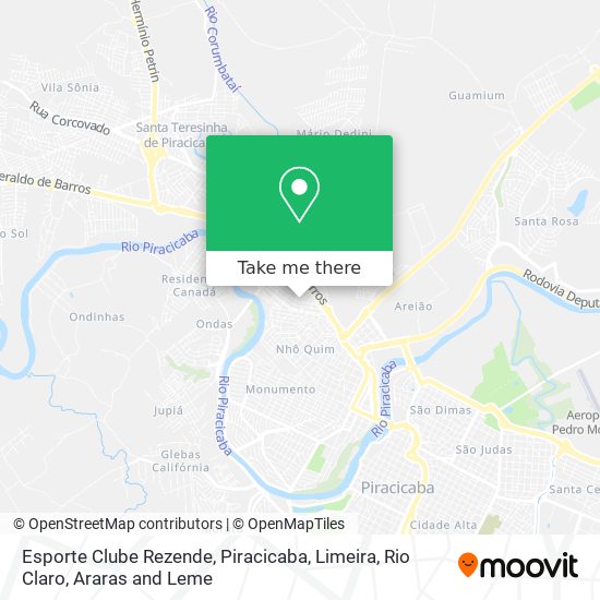 Esporte Clube Rezende map