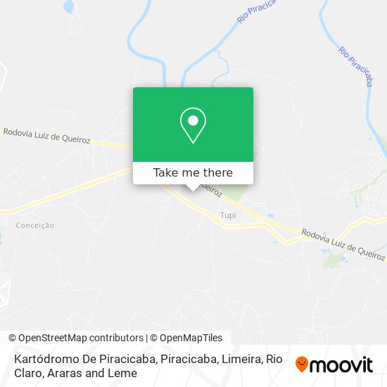 Kartódromo De Piracicaba map