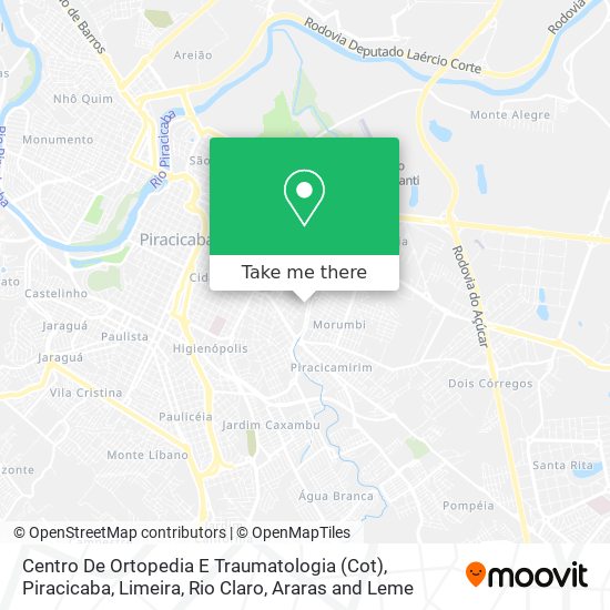 Centro De Ortopedia E Traumatologia (Cot) map