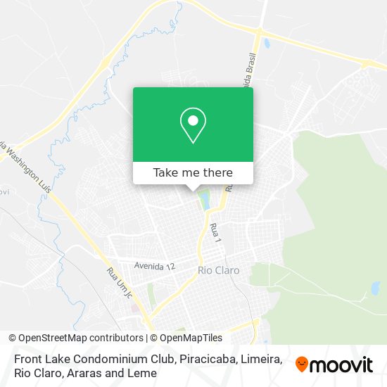 Front Lake Condominium Club map
