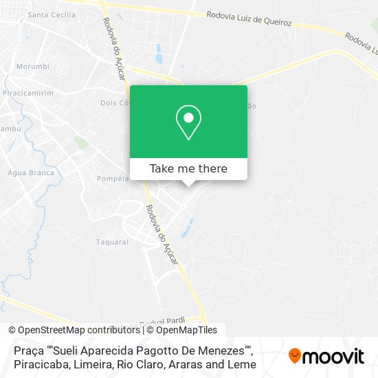 Praça ""Sueli Aparecida Pagotto De Menezes"" map