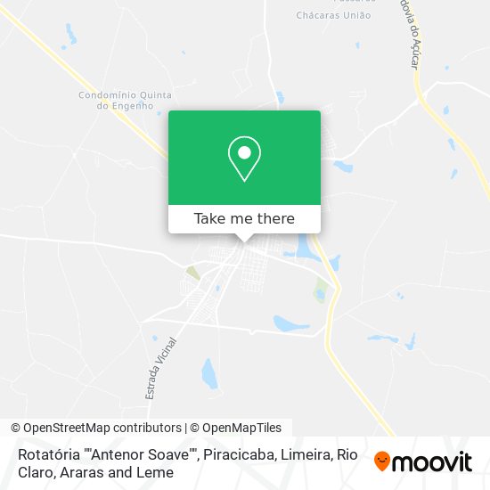 Rotatória ""Antenor Soave"" map