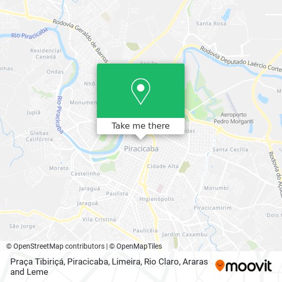 Praça Tibiriçá map