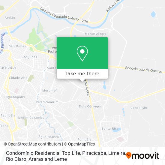 Condomínio Residencial Top Life map