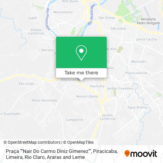 Praça ""Nair Do Carmo Diniz Gimenez"" map