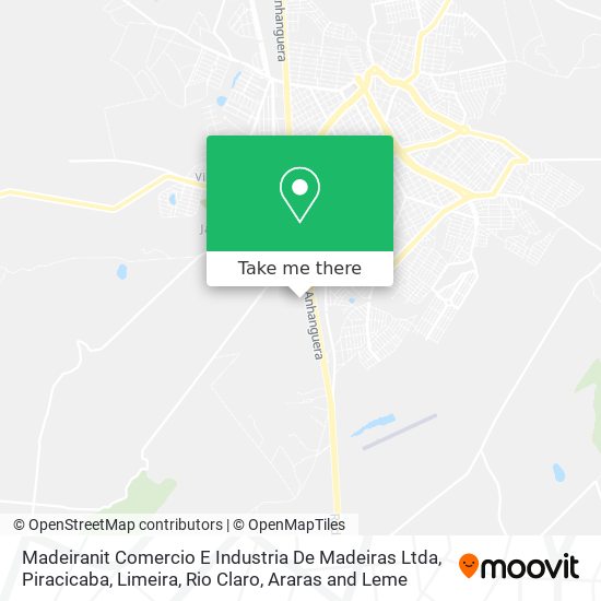 Madeiranit Comercio E Industria De Madeiras Ltda map