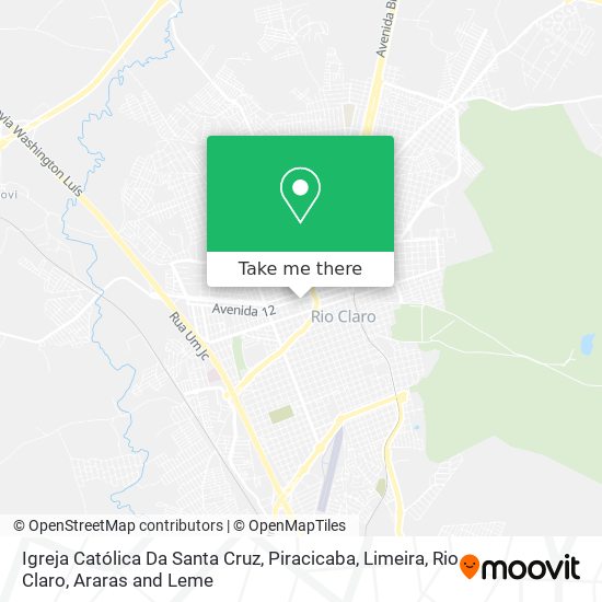 Igreja Católica Da Santa Cruz map