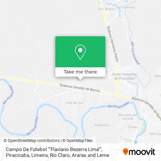 Campo De Futebol ""Flaviano Bezerra Lima"" map