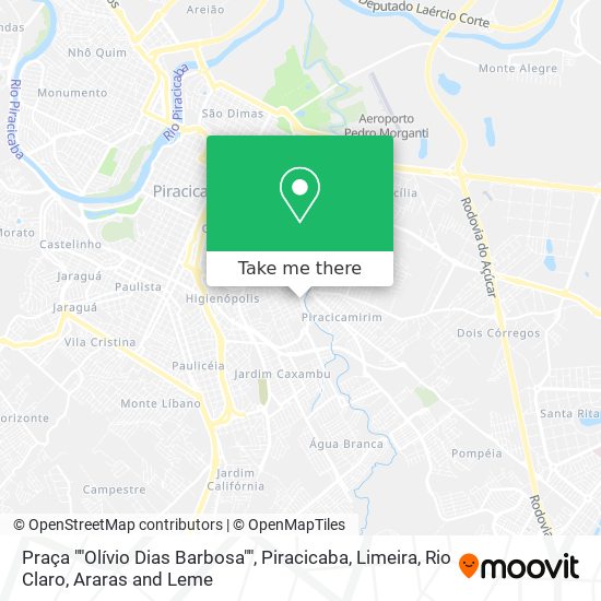 Praça ""Olívio Dias Barbosa"" map