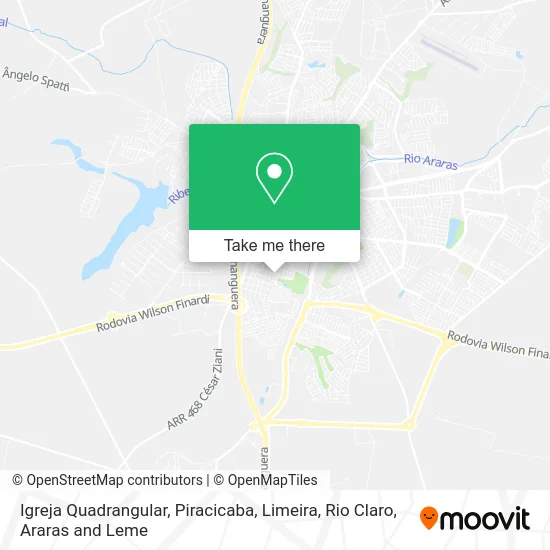 Igreja Quadrangular map