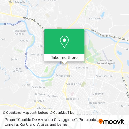 Praça ""Cacilda De Azevedo Cavaggione"" map