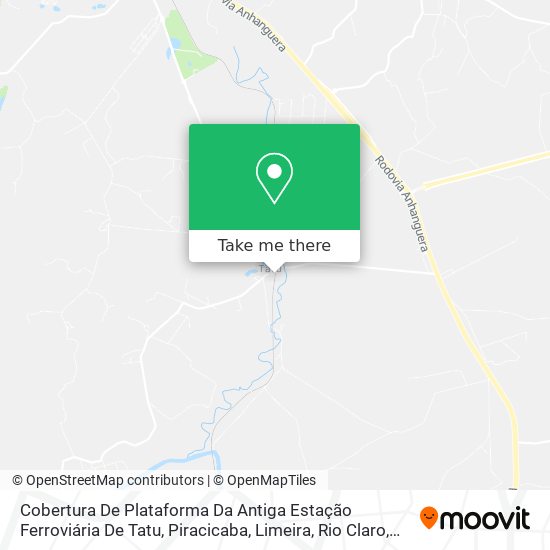Cobertura De Plataforma Da Antiga Estação Ferroviária De Tatu map