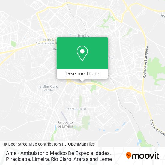 Ame - Ambulatorio Medico De Especialidades map