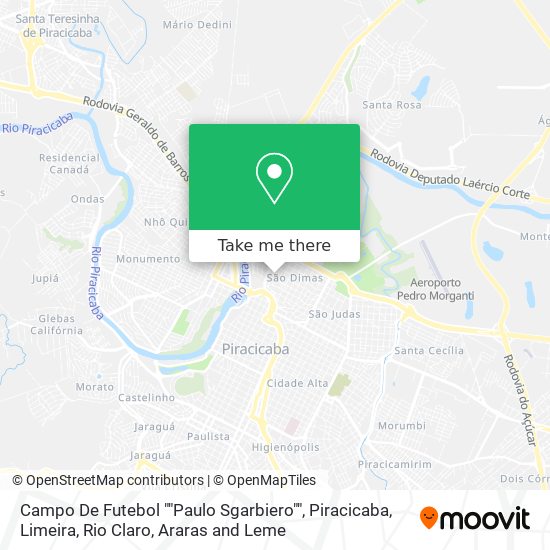 Campo De Futebol ""Paulo Sgarbiero"" map