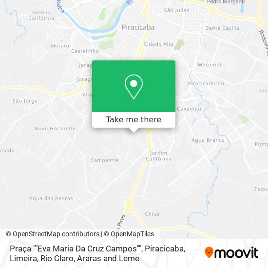 Praça ""Eva Maria Da Cruz Campos"" map
