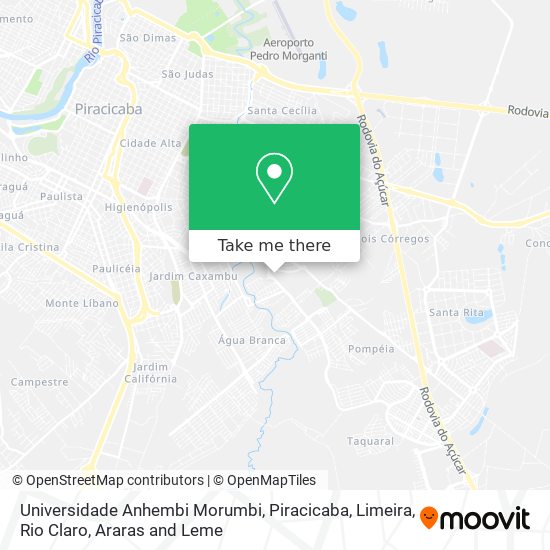 Universidade Anhembi Morumbi map