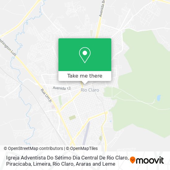 Igreja Adventista Do Sétimo Dia Central De Rio Claro map