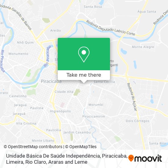 Unidade Básica De Saúde Independência map