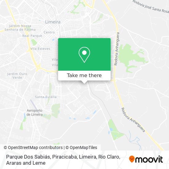 Parque Dos Sabiás map