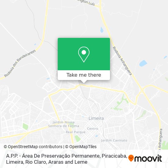 A.P.P. - Área De Preservação Permanente map