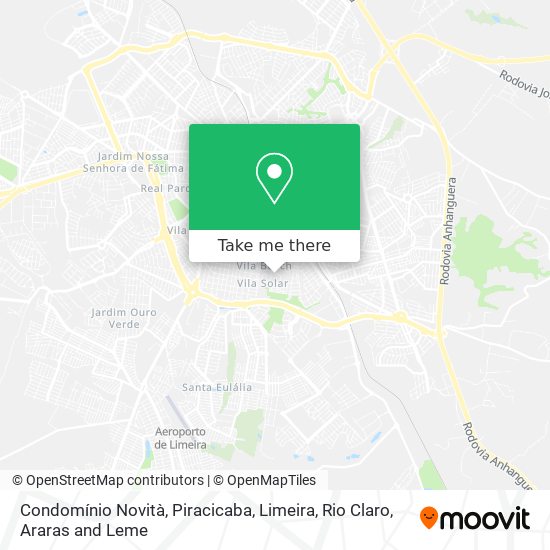 Condomínio Novità map