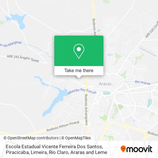 Escola Estadual Vicente Ferreira Dos Santos map