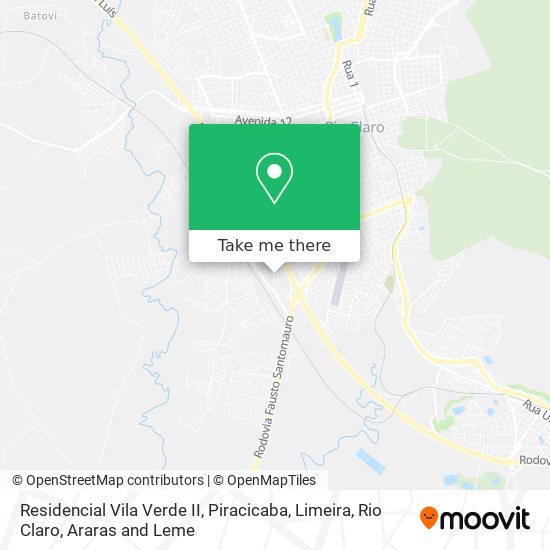 Mapa Residencial Vila Verde II