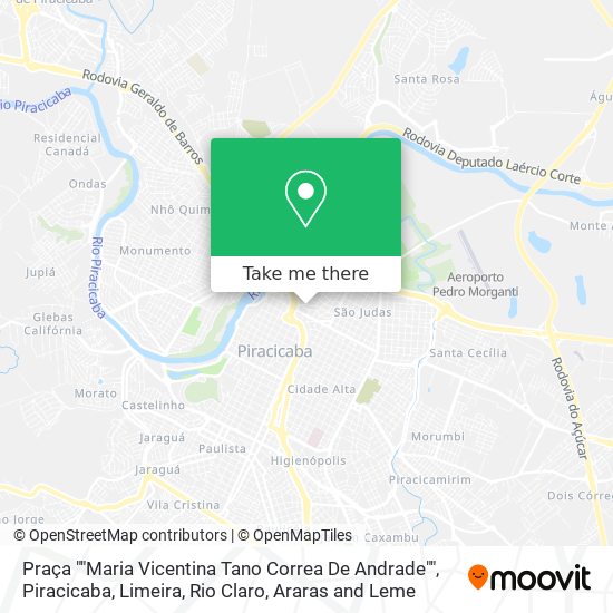 Praça ""Maria Vicentina Tano Correa De Andrade"" map