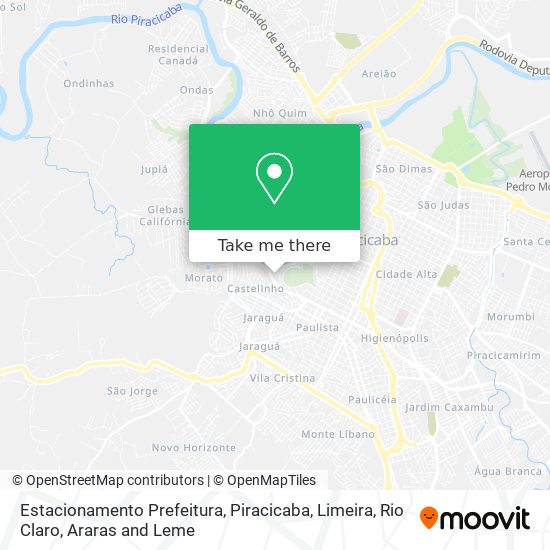 Estacionamento Prefeitura map