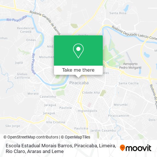 Escola Estadual Morais Barros map