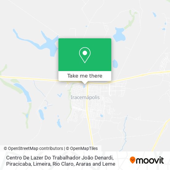 Centro De Lazer Do Trabalhador João Denardi map