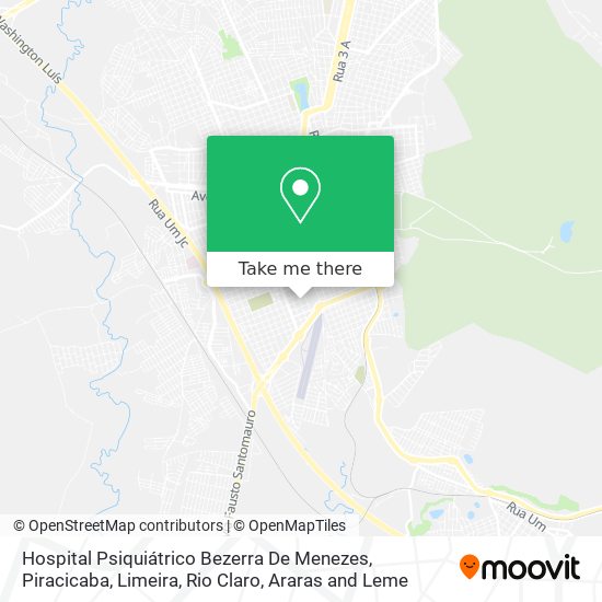 Hospital Psiquiátrico Bezerra De Menezes map