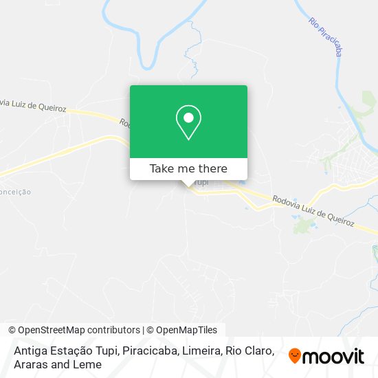 Antiga Estação Tupi map