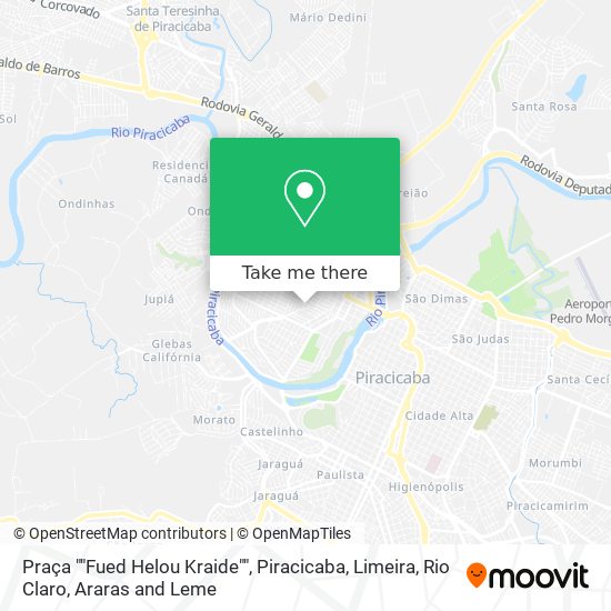 Praça ""Fued Helou Kraide"" map