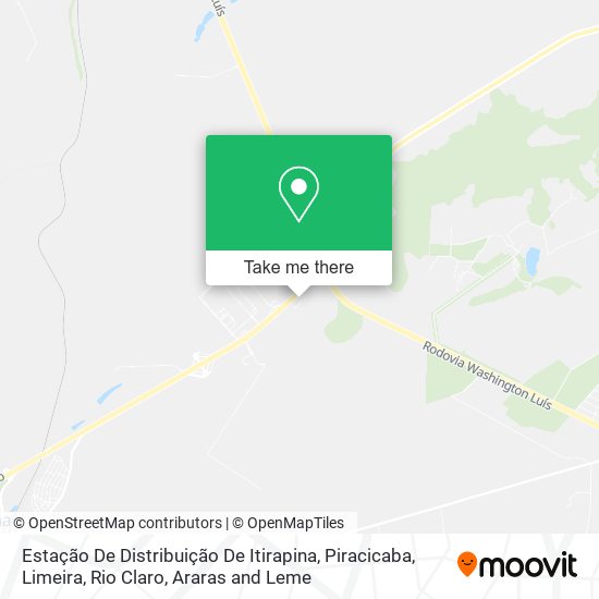 Estação De Distribuição De Itirapina map