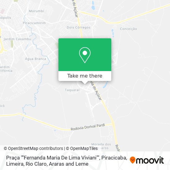 Praça ""Fernanda Maria De Lima Viviani"" map