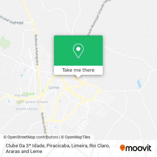 Clube Da 3ª Idade map