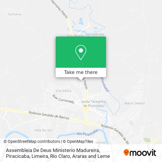 Assembleia De Deus Ministerio Madureira map