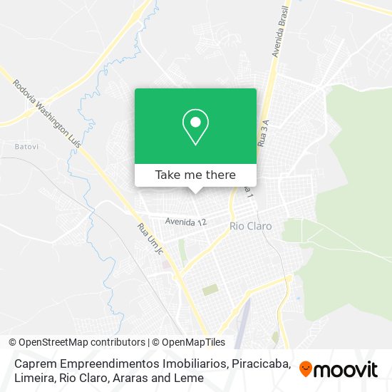 Mapa Caprem Empreendimentos Imobiliarios