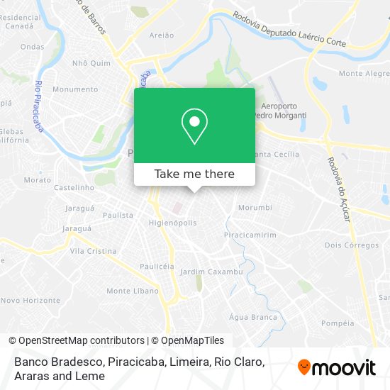 Banco Bradesco map